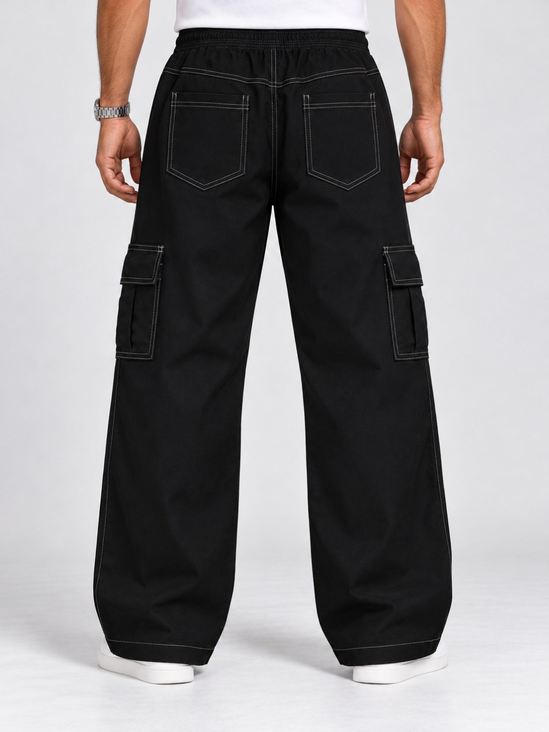 Calça de Sarja Cargo — foto 2