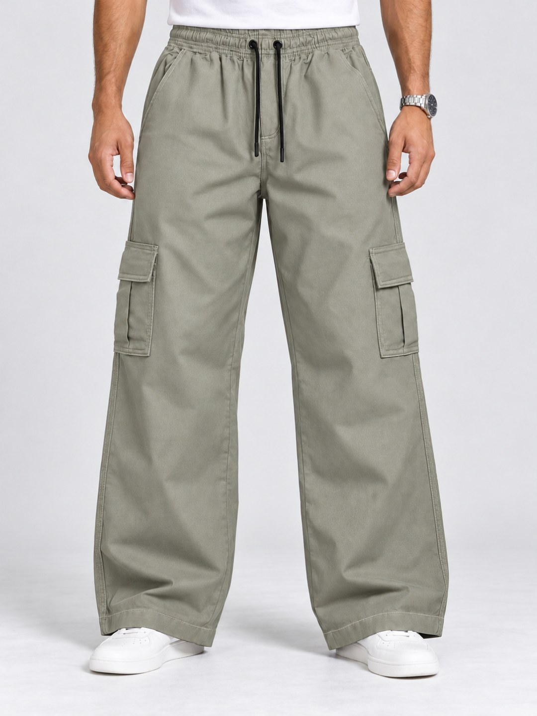 Calça de Sarja Cargo — foto 5