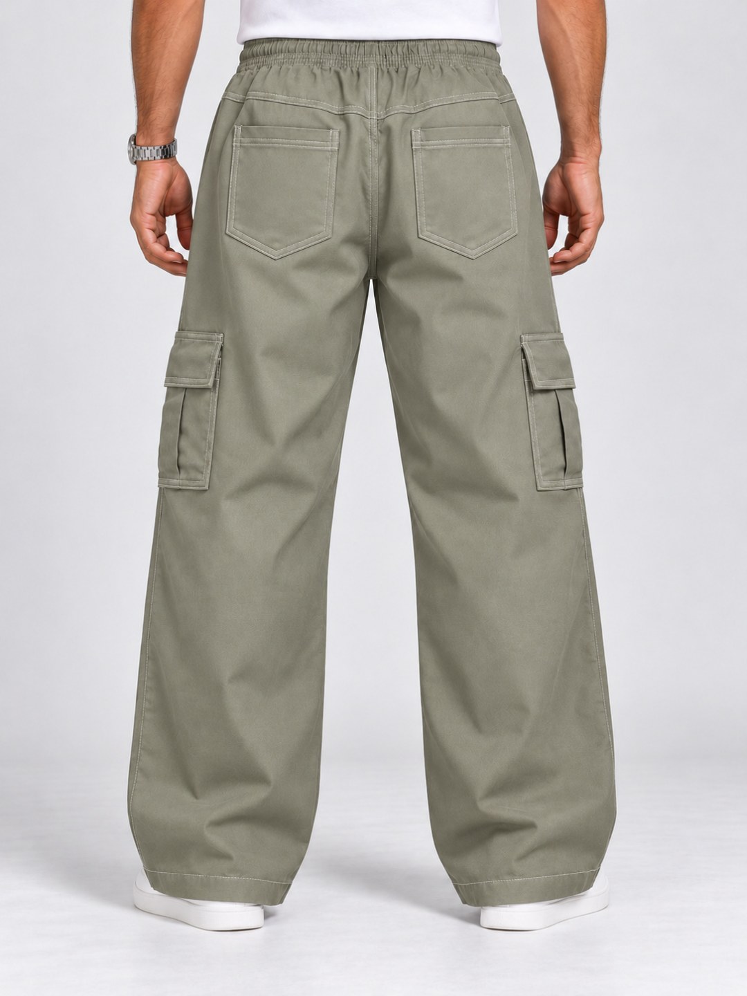 Calça de Sarja Cargo — foto 6