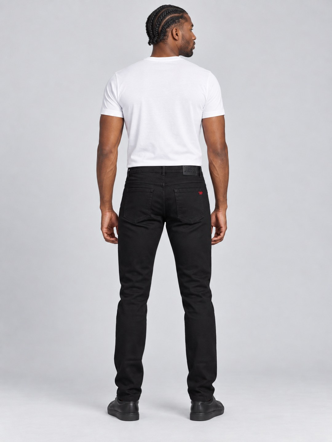 Calça de Sarja Diesel Slim- Preta — foto 4