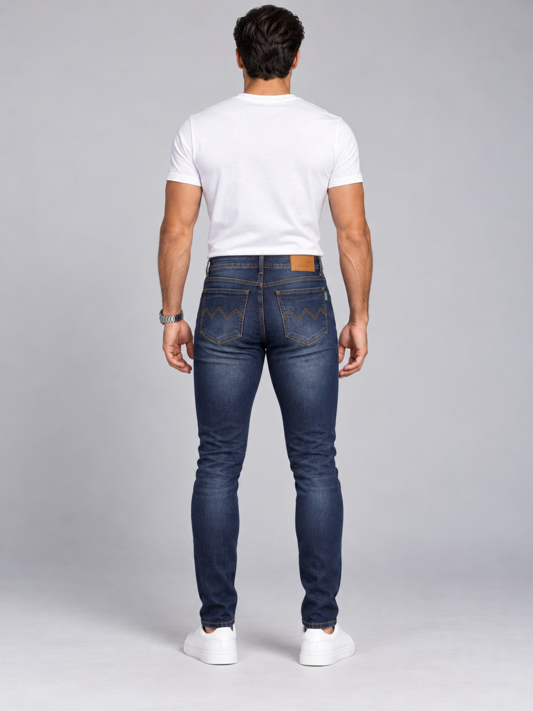 Calça Jeans Masculina Lacoste Skinny — foto 4