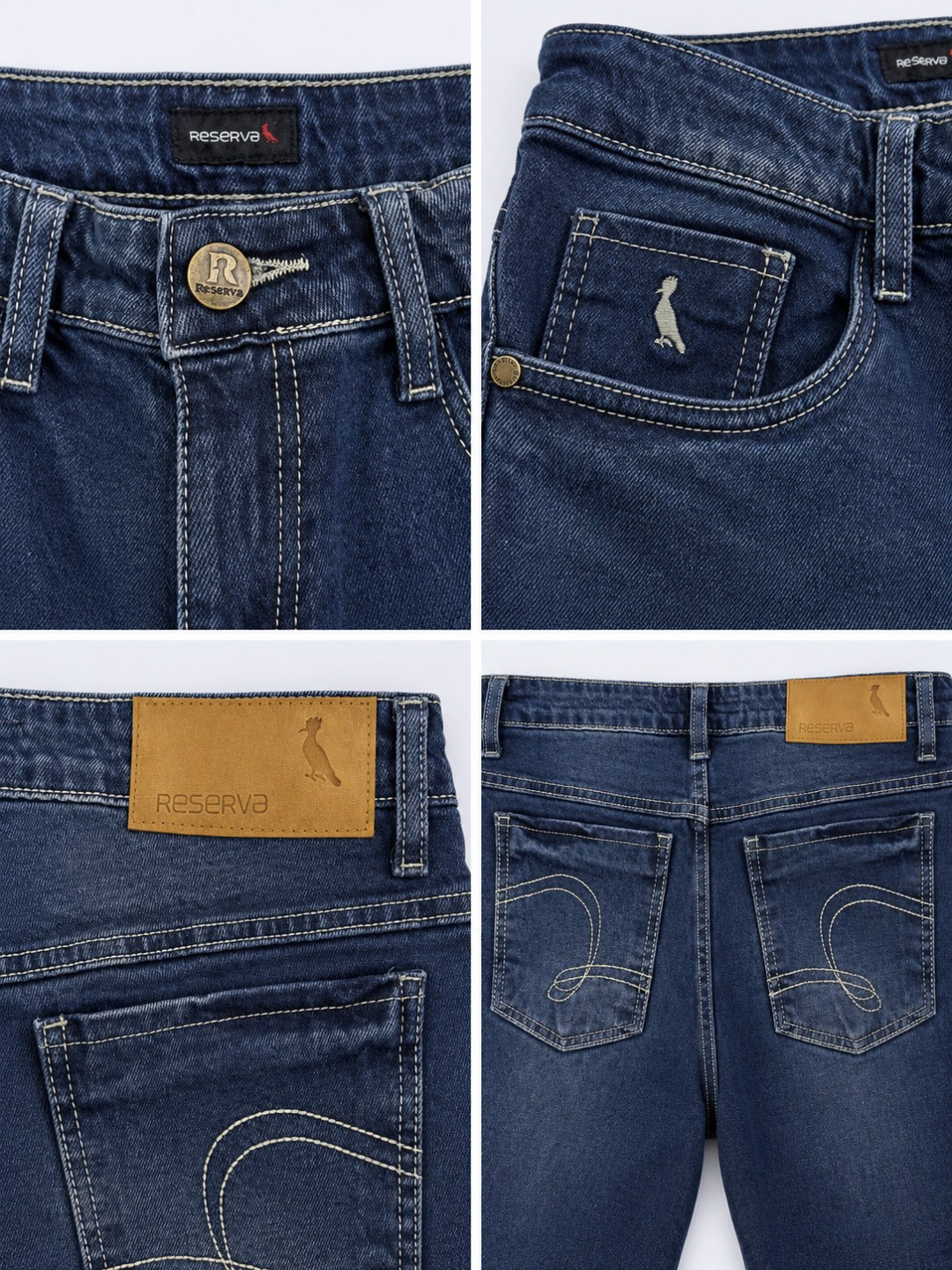 Calça Jeans Reserva Slim Indigo — foto 5