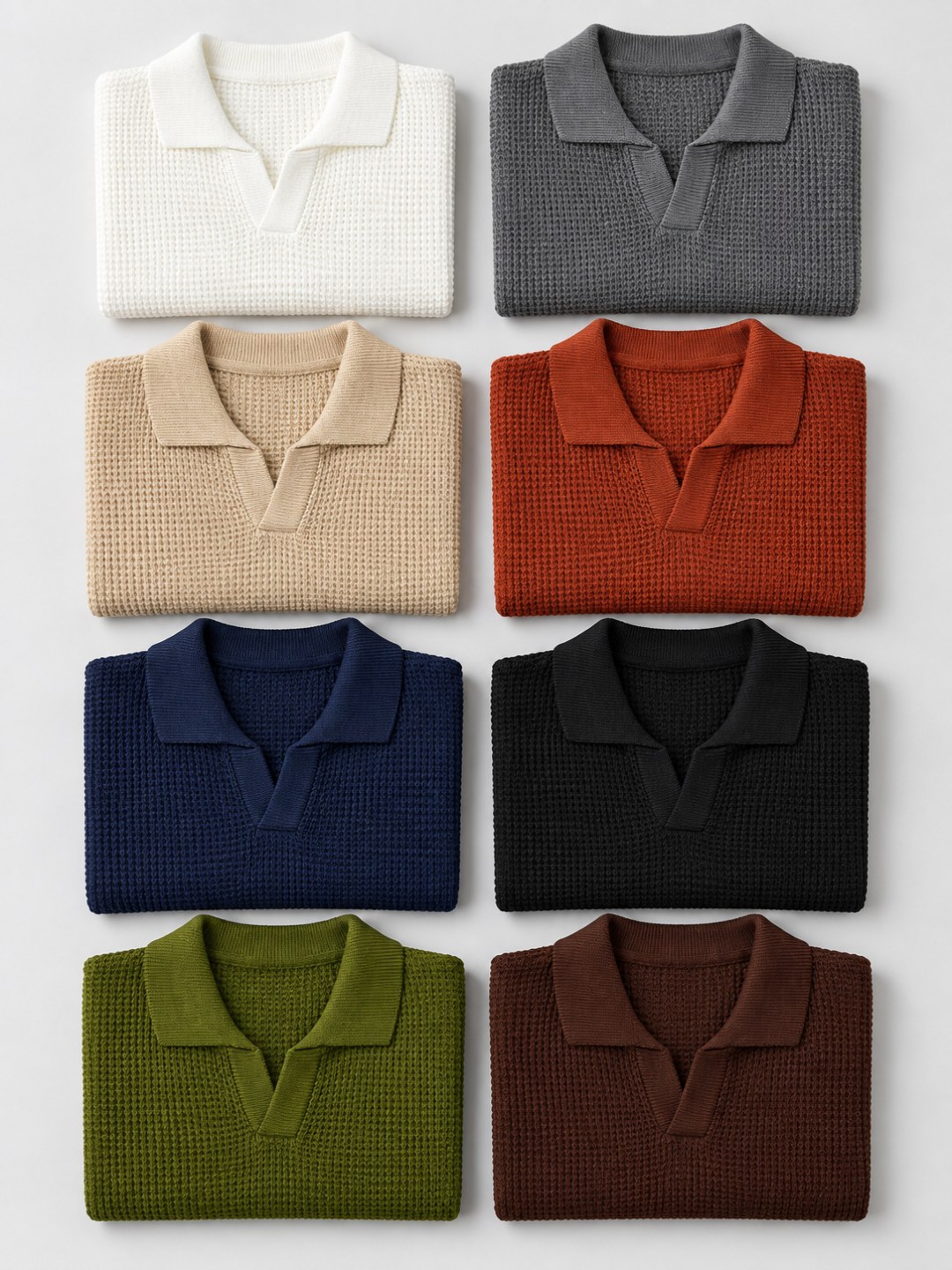 Camisa Polo em Tricô Texturizado - Zara — foto 8