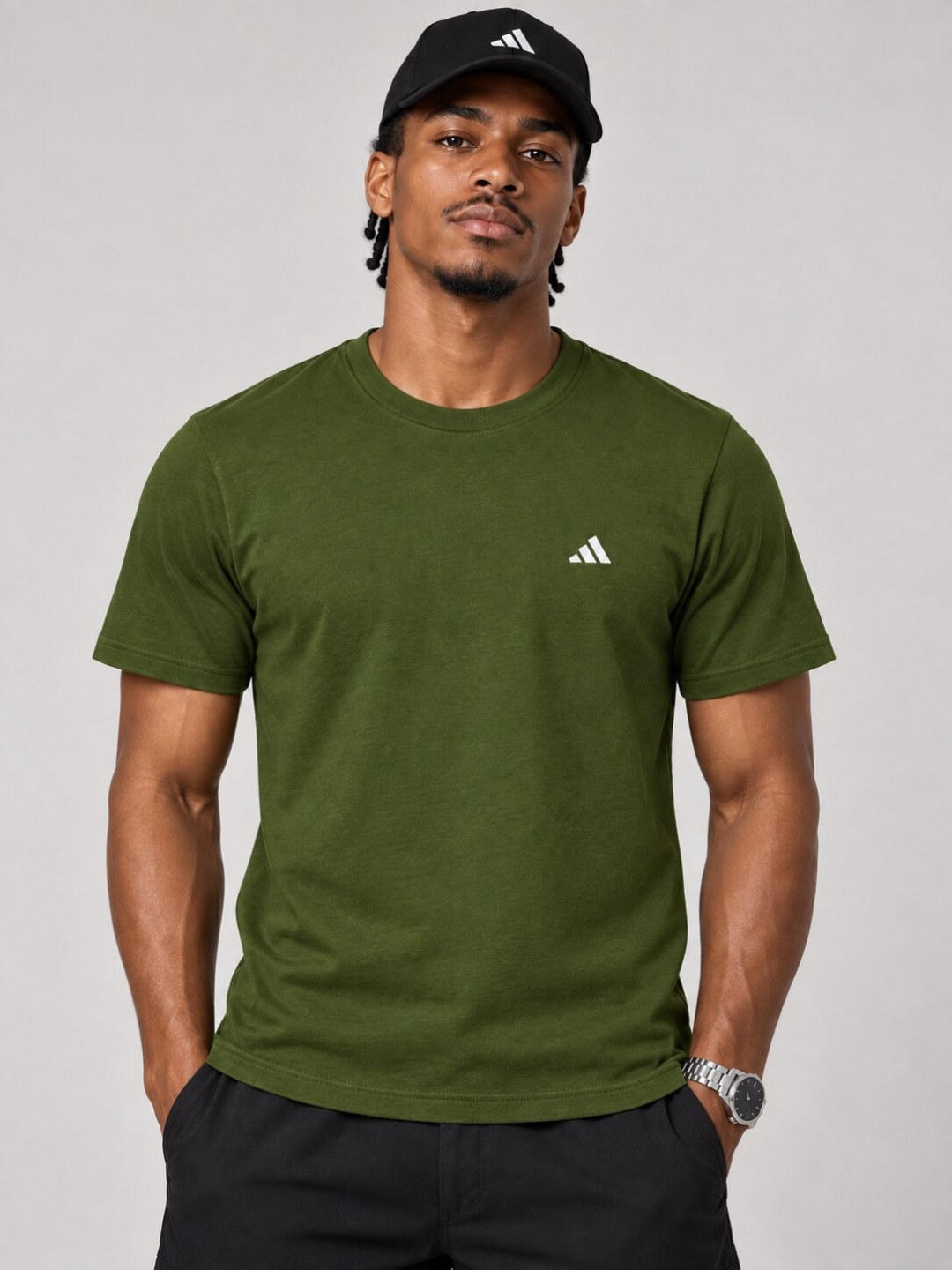 Camiseta Adidas Essential- Verde  — foto 2