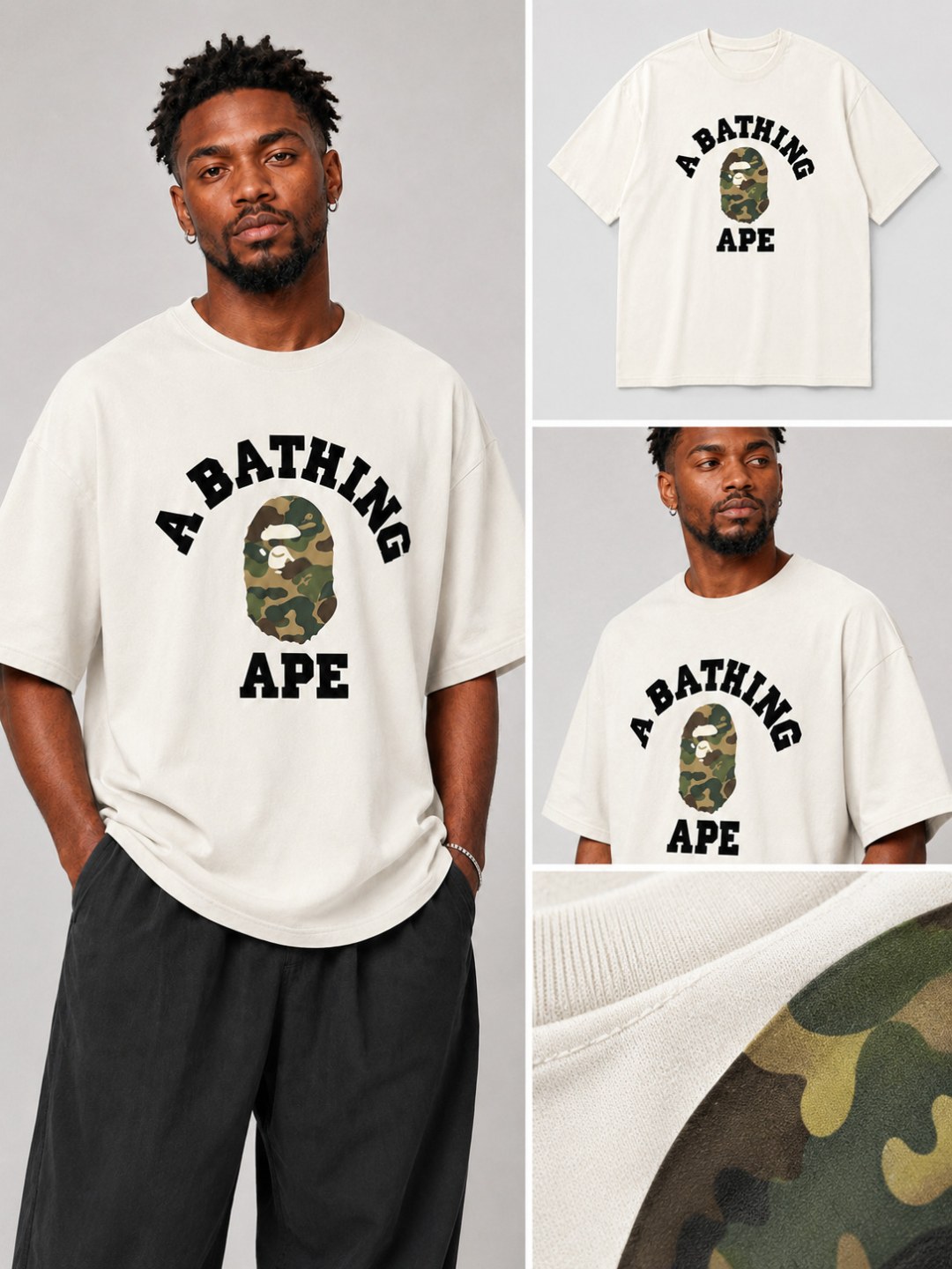 Camiseta Bape- Off — foto 3