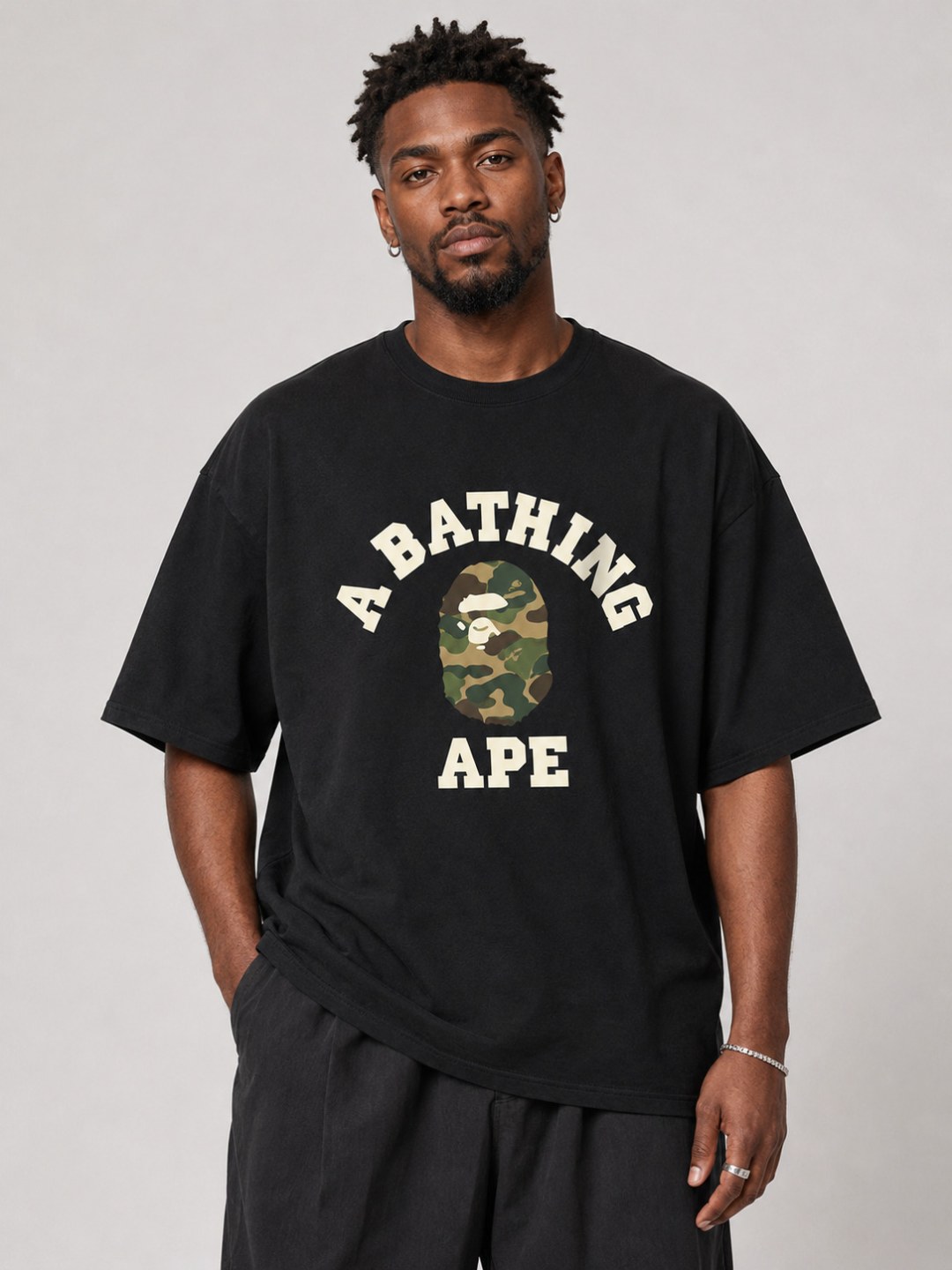 Camiseta Bape- Preta — foto 2