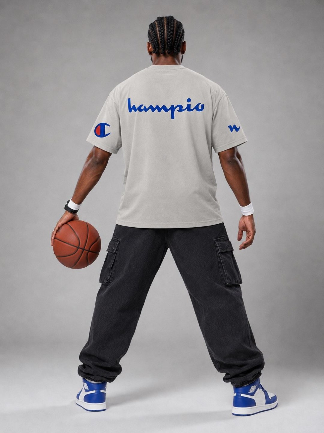 Camiseta Champion Heritage - Cinza — foto 2