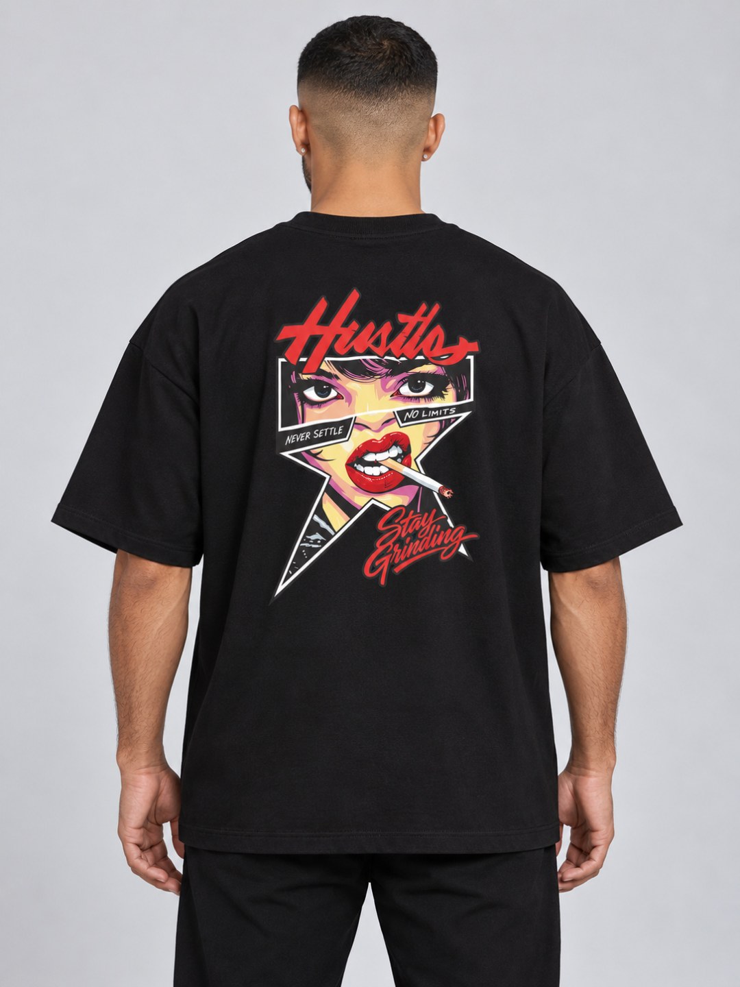 Camiseta Hellstar Oversized Hustle 