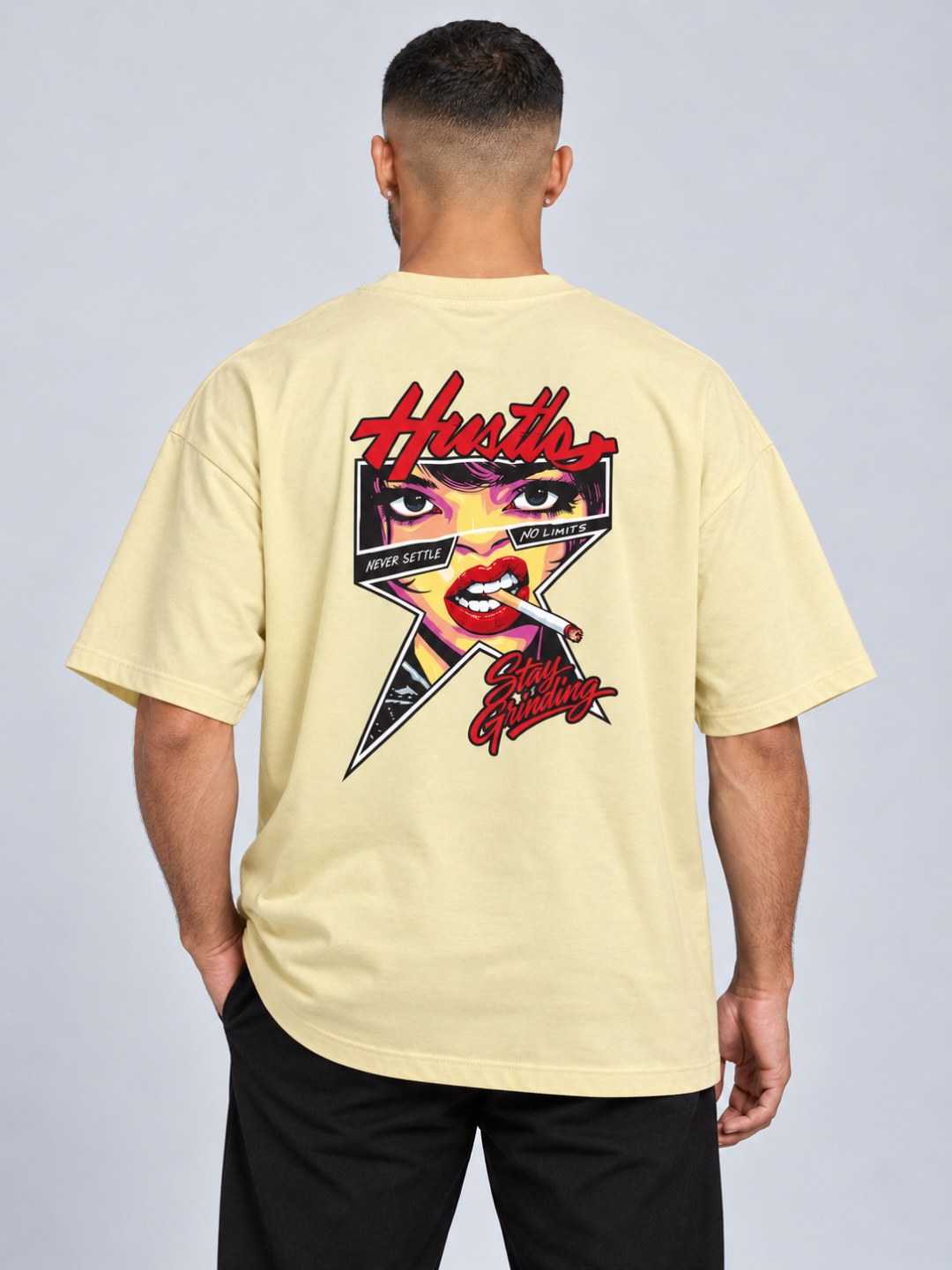 Camiseta Hellstar Oversized Hustle  — foto 2
