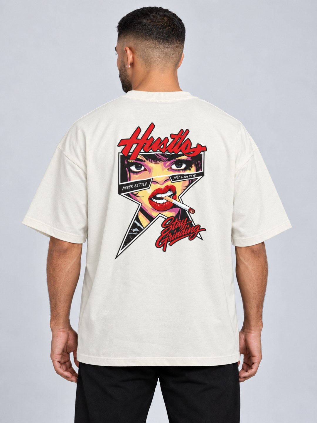 Camiseta Hellstar Oversized Hustle  — foto 3