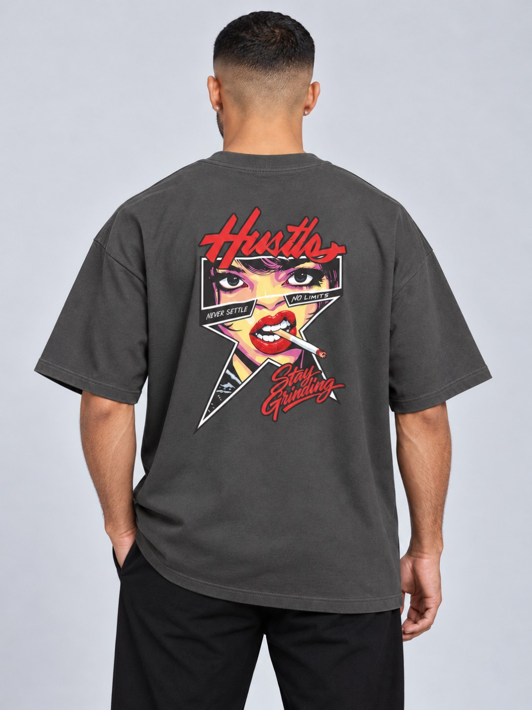 Camiseta Hellstar Oversized Hustle  — foto 4
