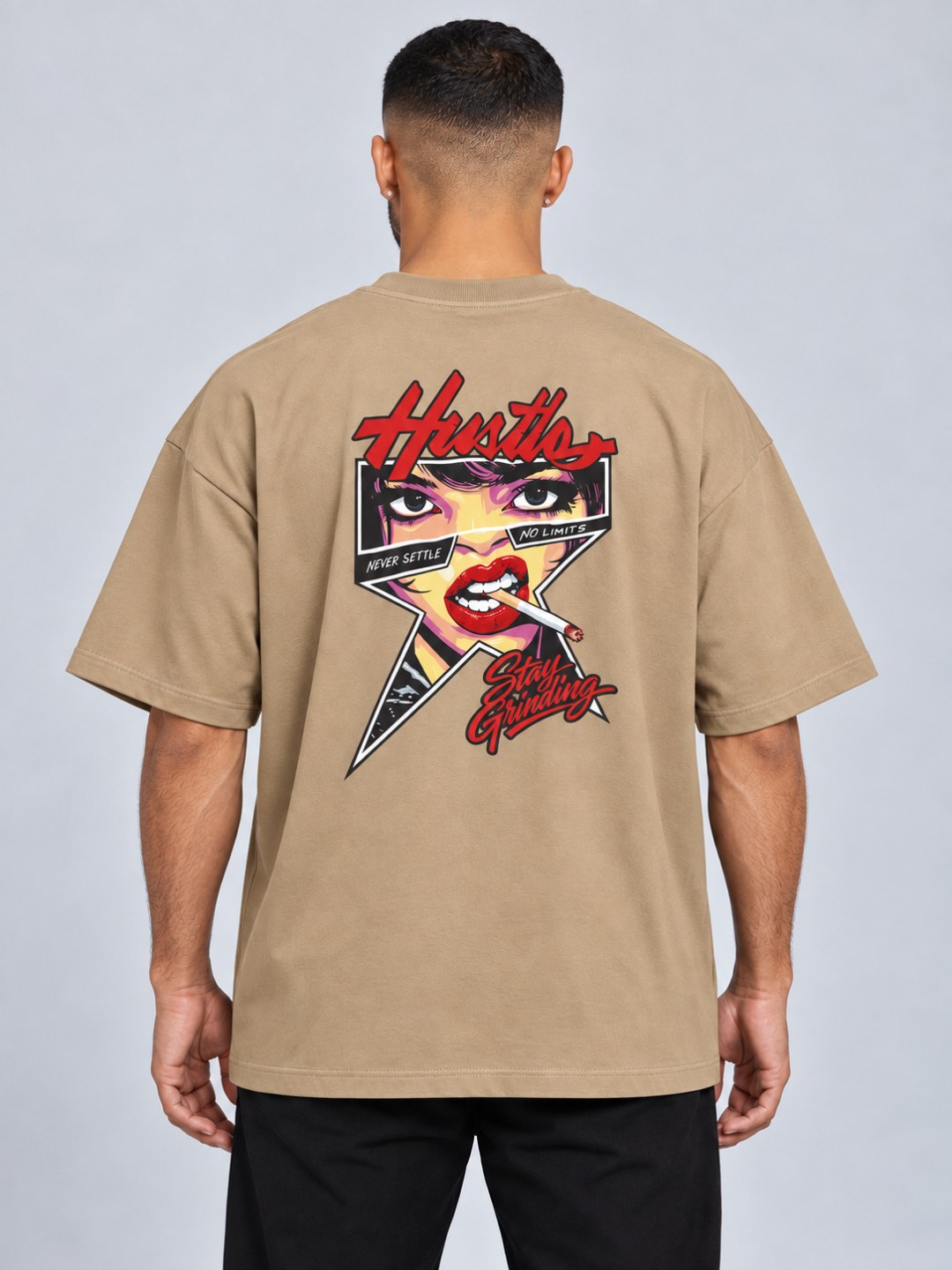Camiseta Hellstar Oversized Hustle  — foto 5