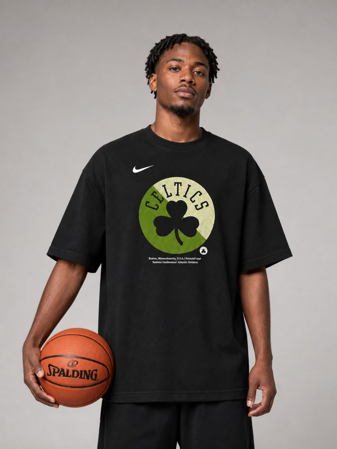 Camiseta Nike Celtics Court - Preta — foto 2