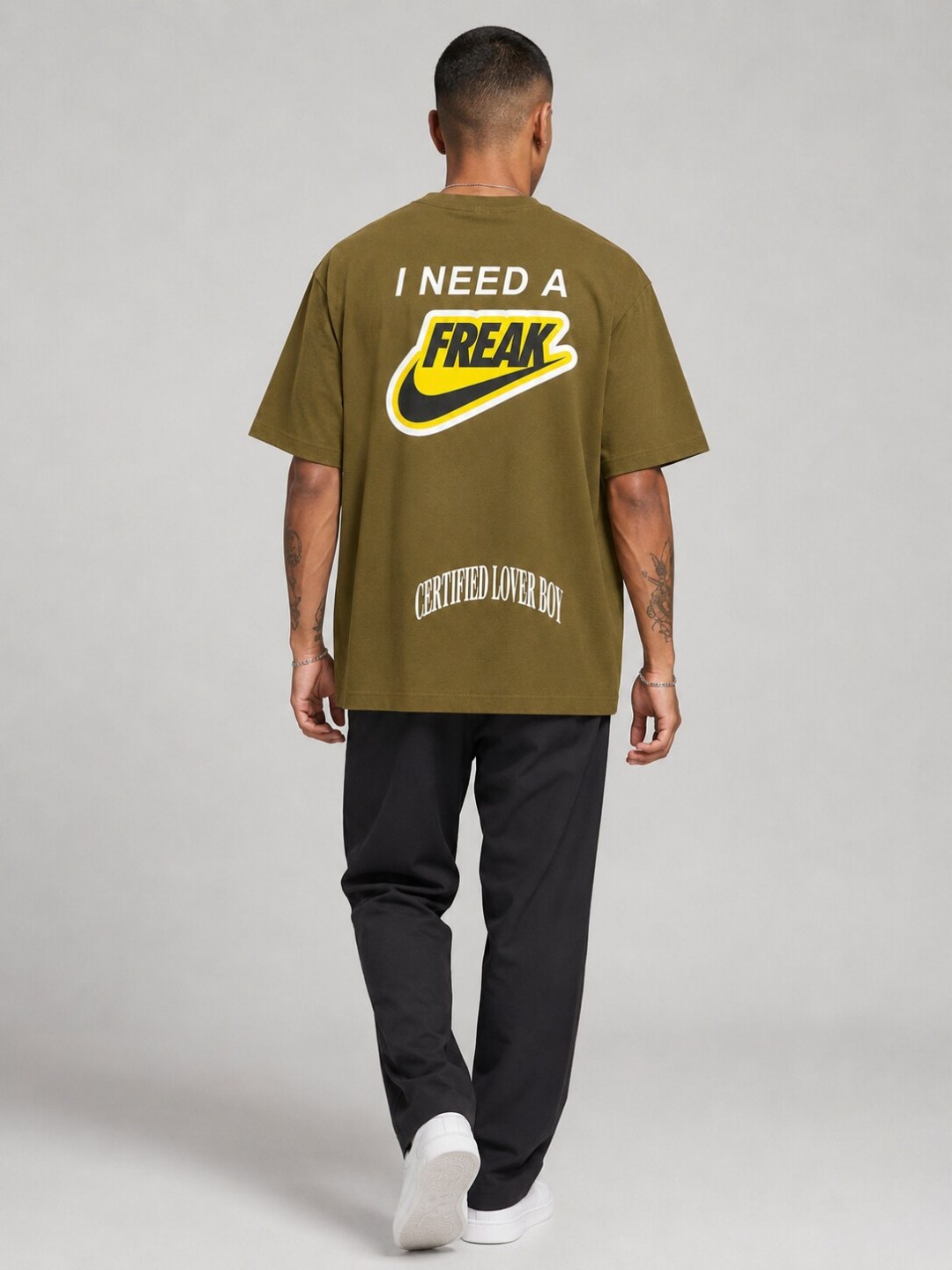 Camiseta Nike FREAK- Caqui Escuro  — foto 2