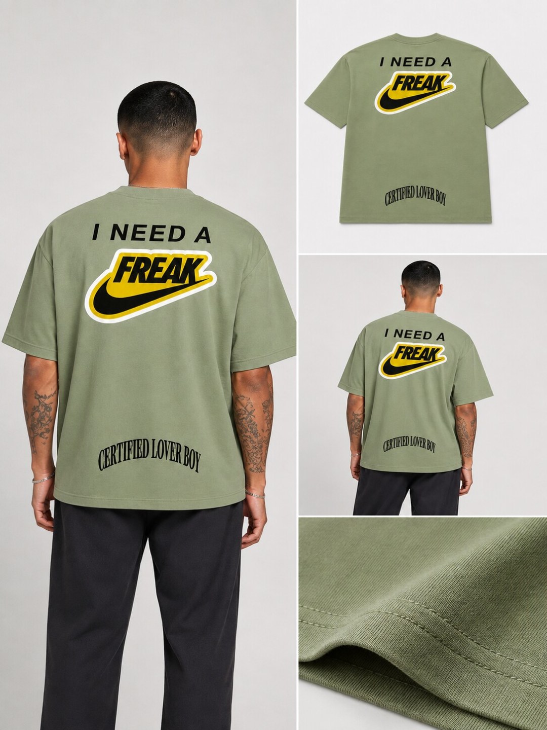 Camiseta Nike FREAK- Verde — foto 5