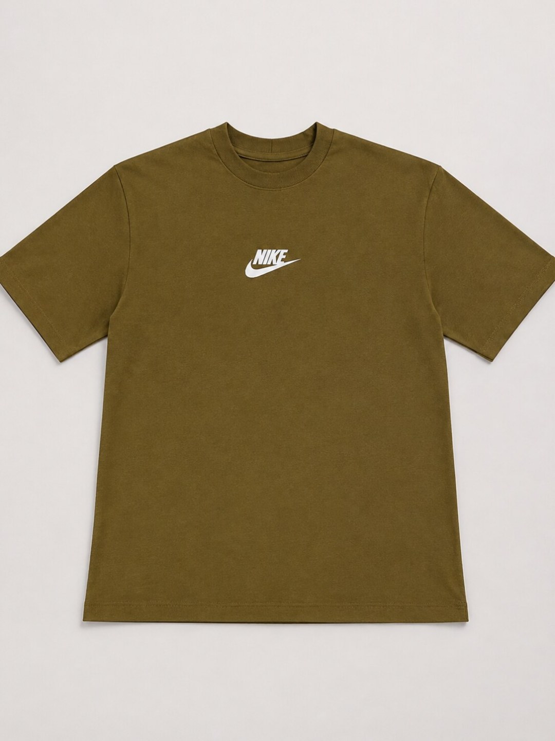 Camiseta Nike Oversized Street Box- Caqui Escuro — foto 3