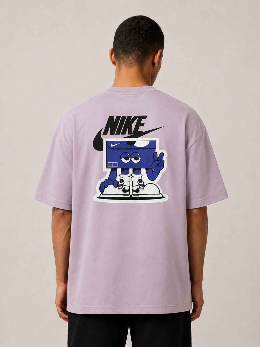 Camiseta Nike Oversized Street Box- Lilás  — foto 2