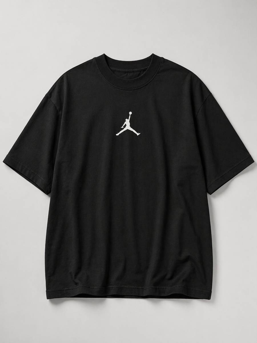 Camiseta oversized Air Jordan preta  — foto 3