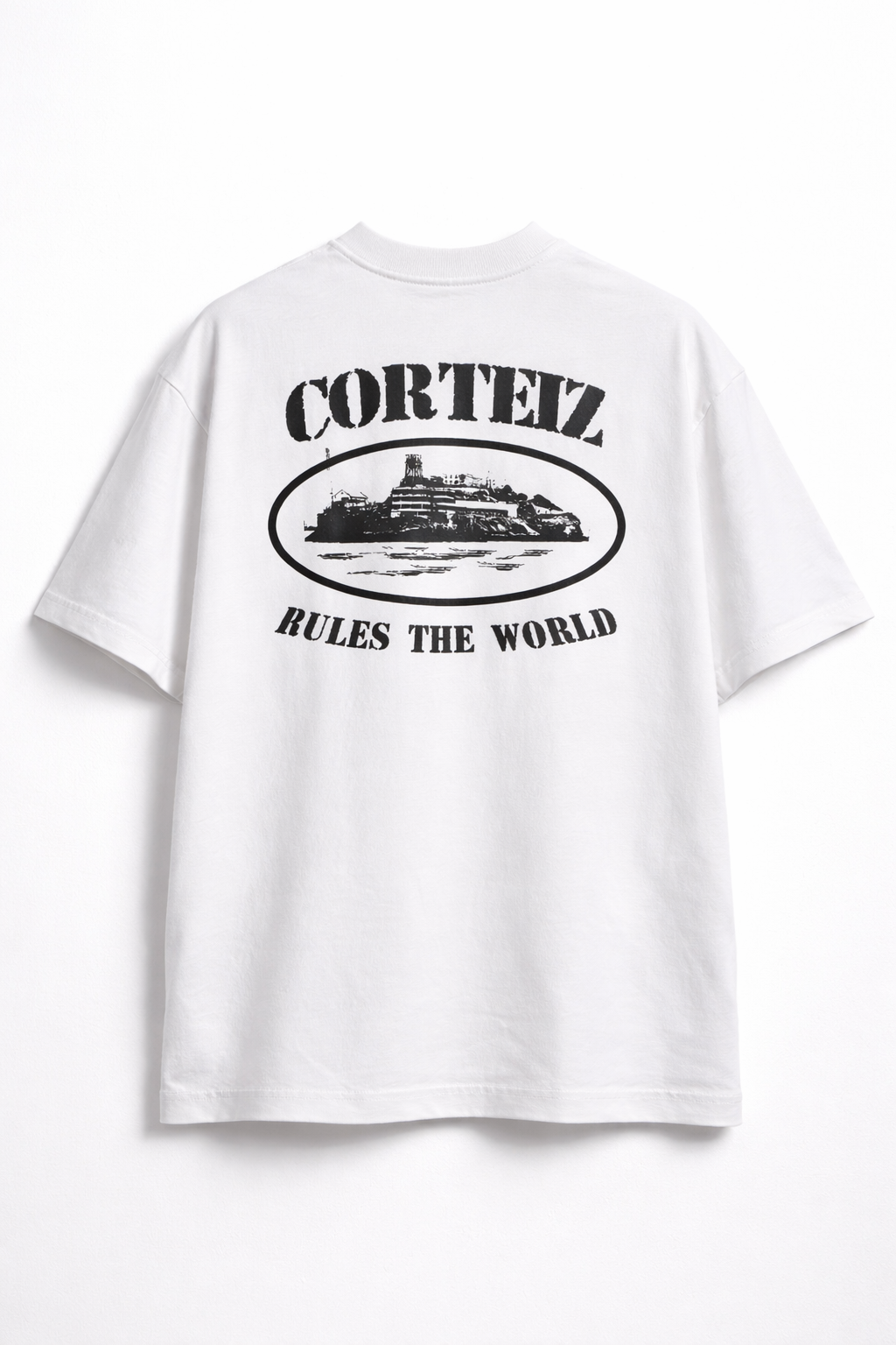 Camiseta oversized Corteiz branca 