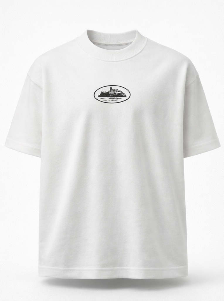 Camiseta oversized Corteiz off white