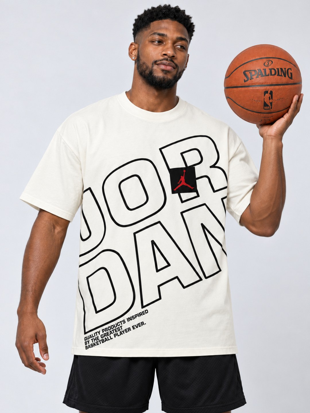 Camiseta Oversized Jordan Outline