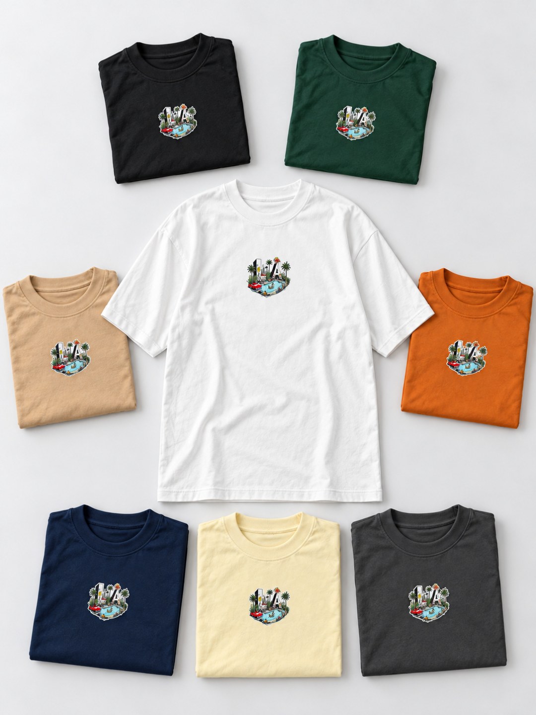 Camiseta Oversized LA Pool Party — foto 8