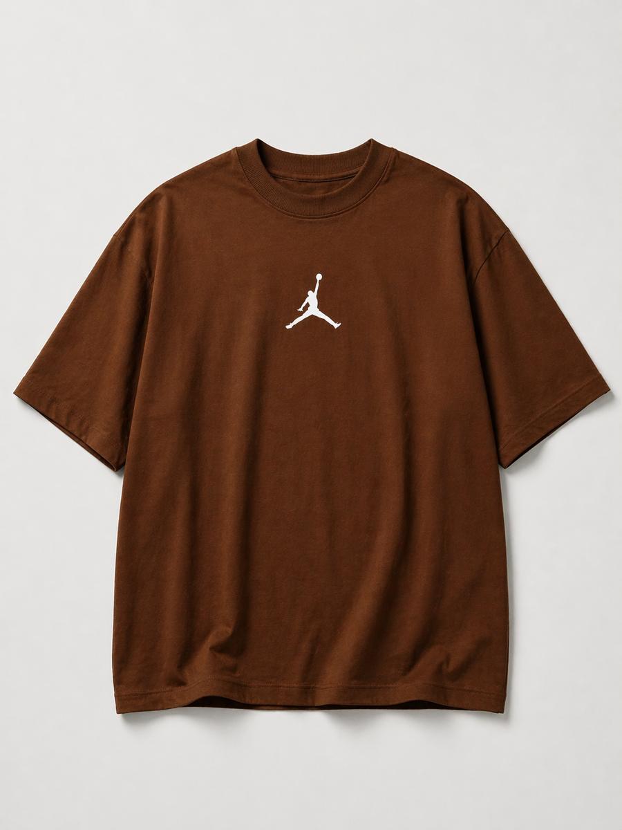 Camiseta oversized MJ marrom  — foto 3