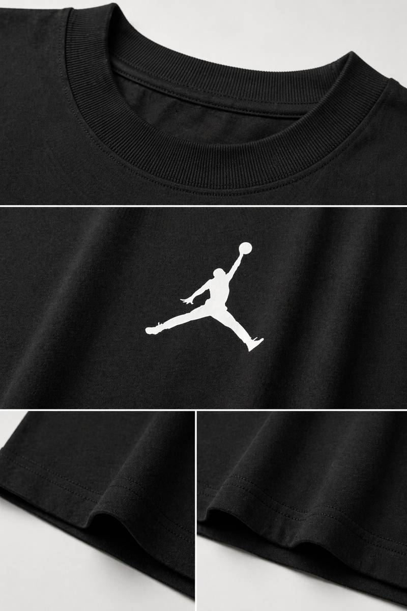 Camiseta oversized MJ preta  — foto 5