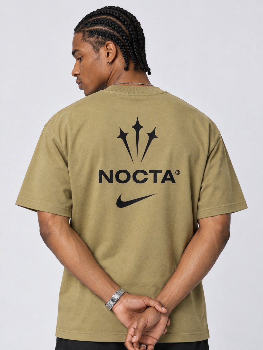 Camiseta Oversized Nike NOCTA- Bege — foto 2