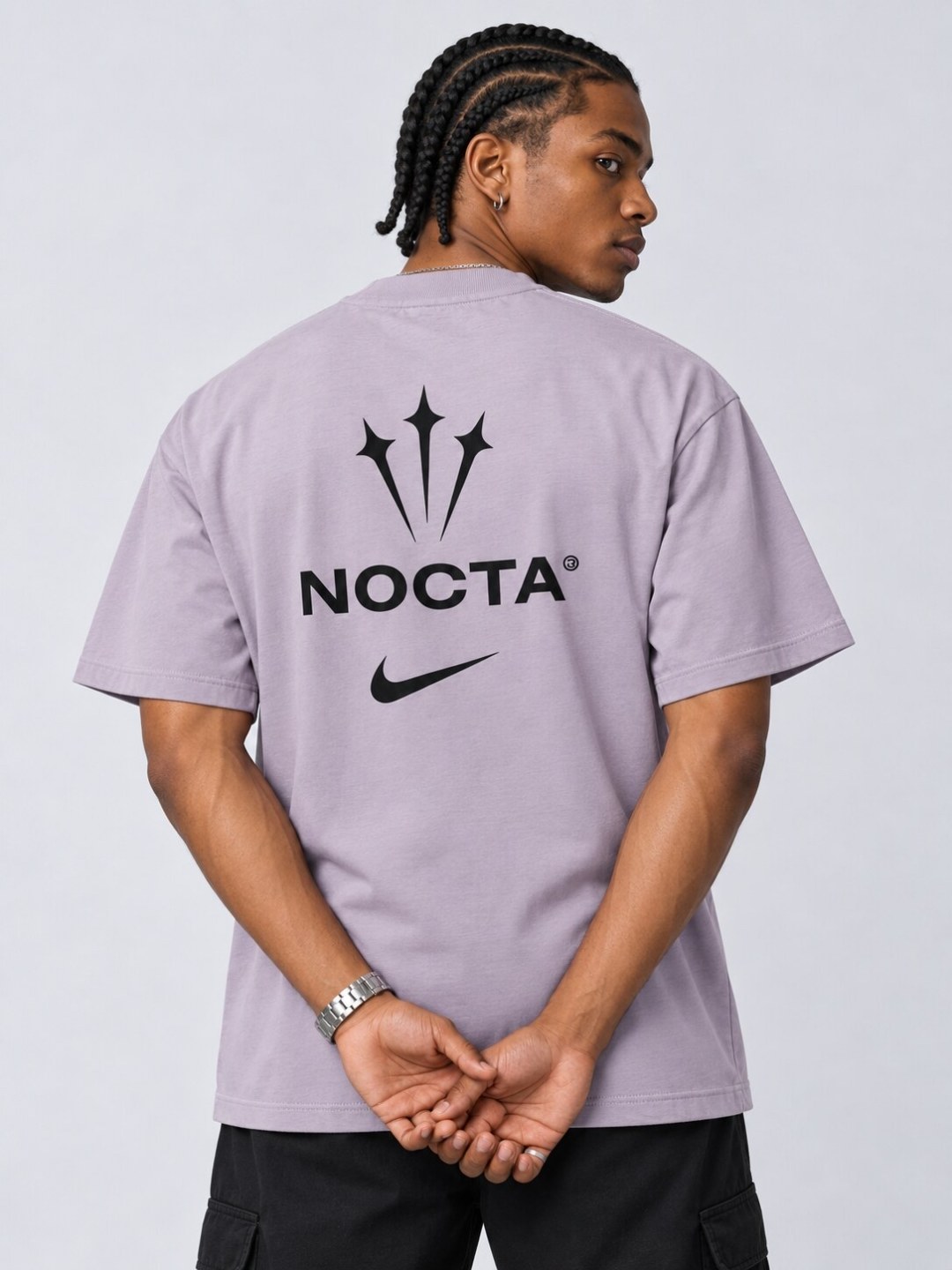 Camiseta Oversized Nike NOCTA- Lilás  — foto 2