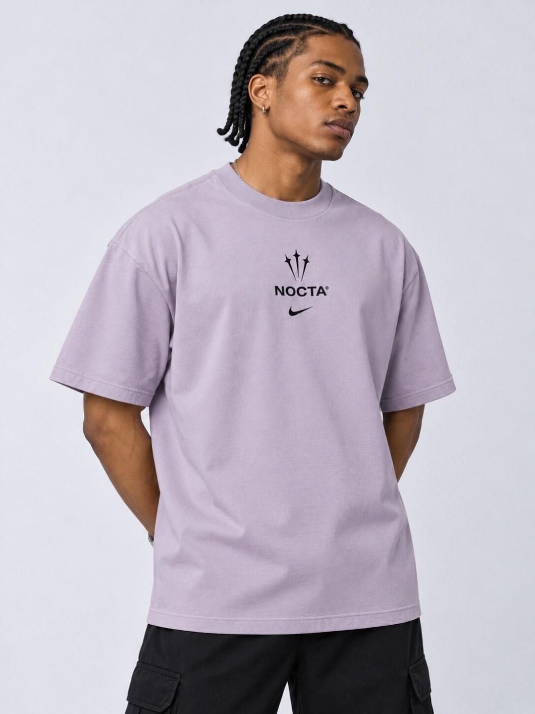 Camiseta Oversized Nike NOCTA- Lilás  — foto 4