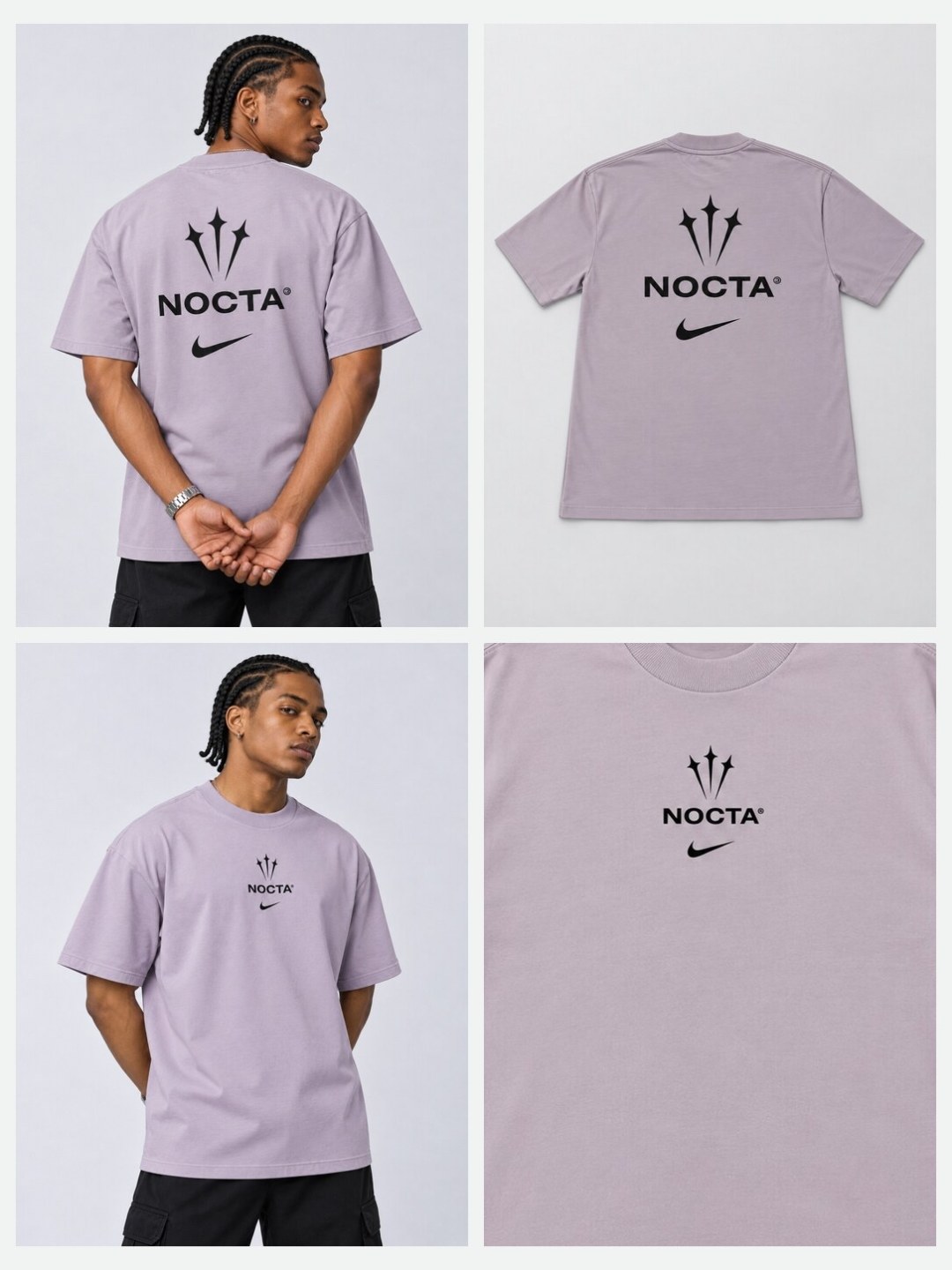 Camiseta Oversized Nike NOCTA- Lilás  — foto 5
