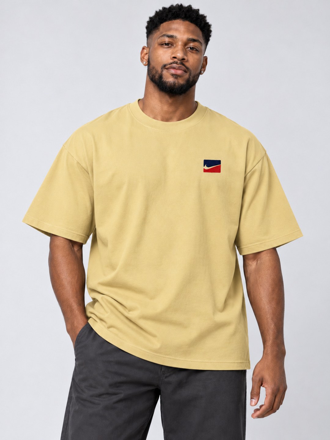 Camiseta Oversized Nike Swoosh Bordado — foto 6