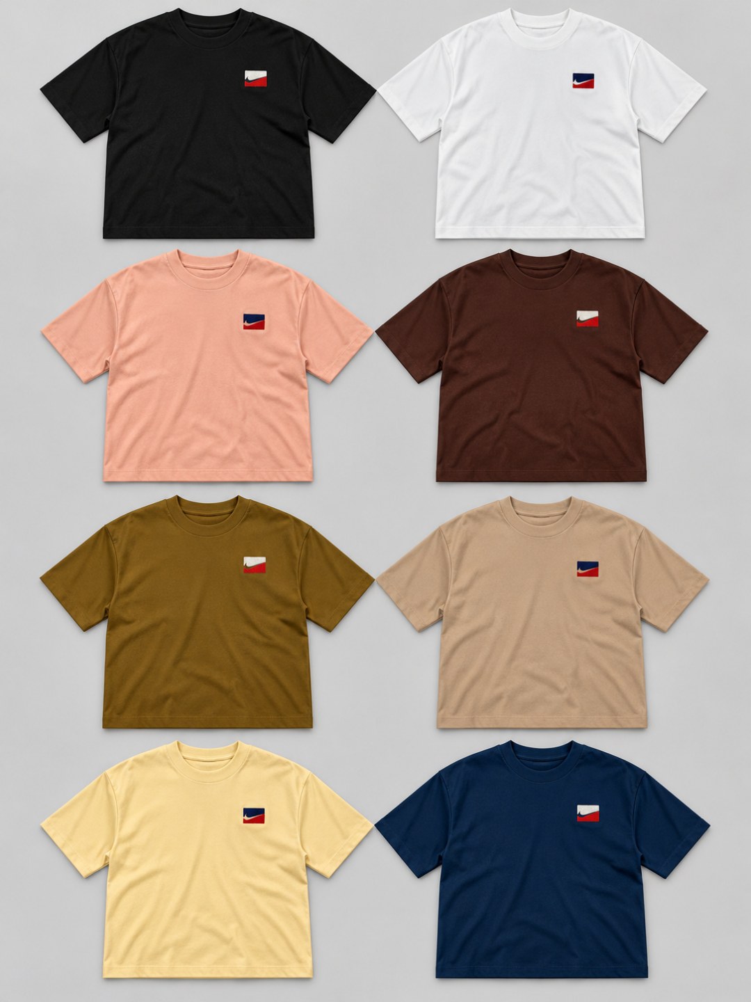 Camiseta Oversized Nike Swoosh Bordado — foto 8