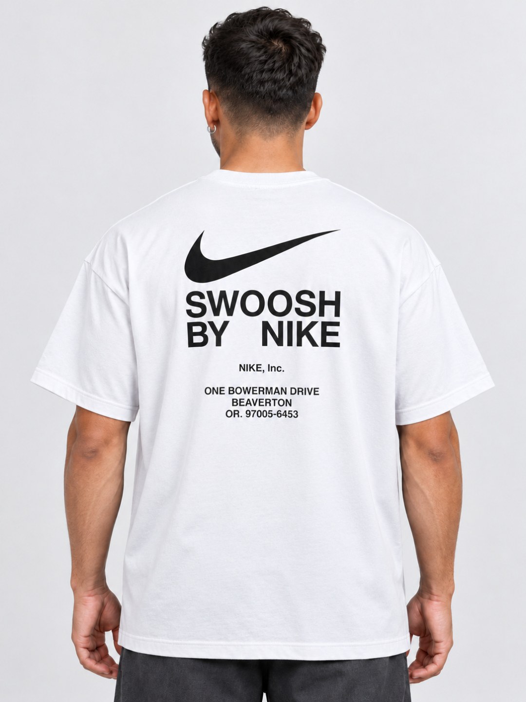 Camiseta Oversized Swoosh By Nike — foto 5