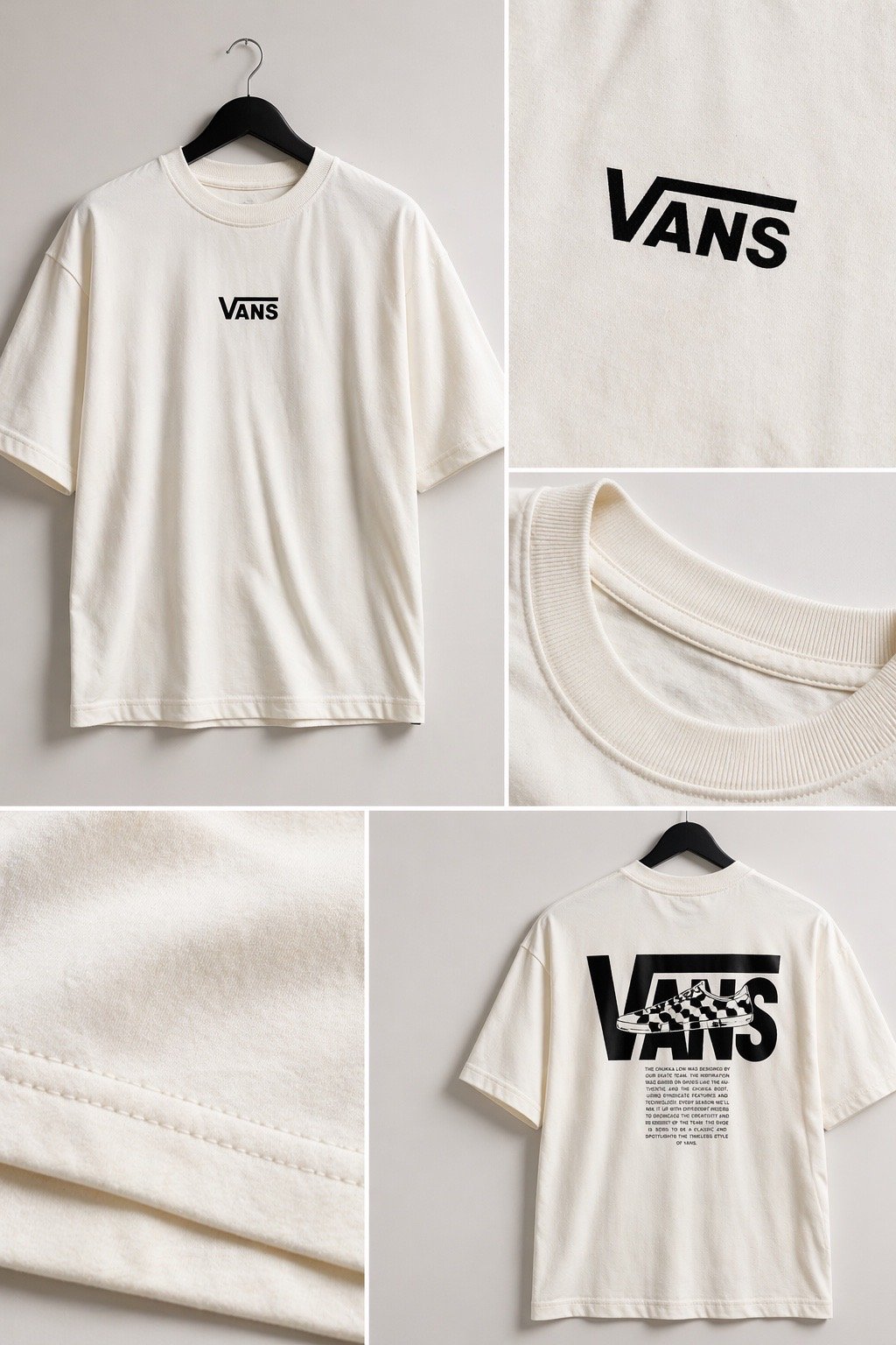 Camiseta oversized Vans off white — foto 5