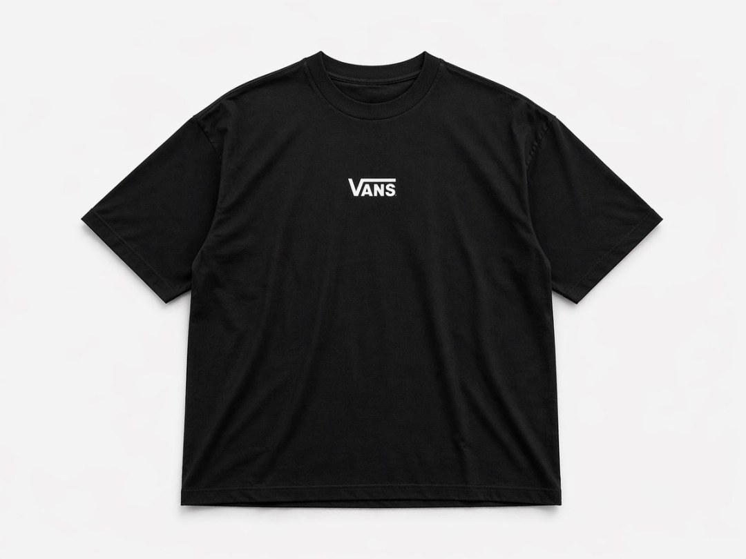Camiseta oversized vans preta  — foto 3