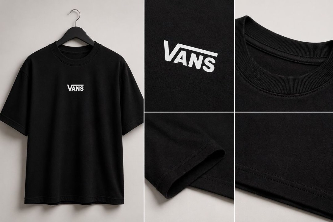 Camiseta oversized vans preta  — foto 5
