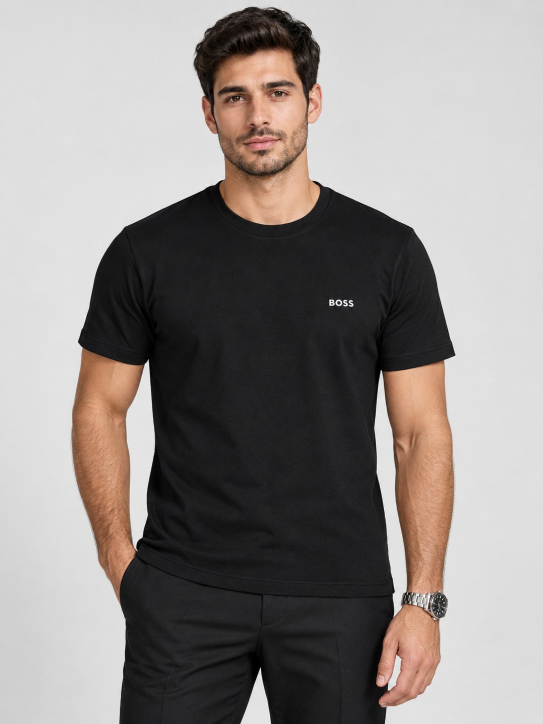 Camiseta Peruana Boss Slim Bordada