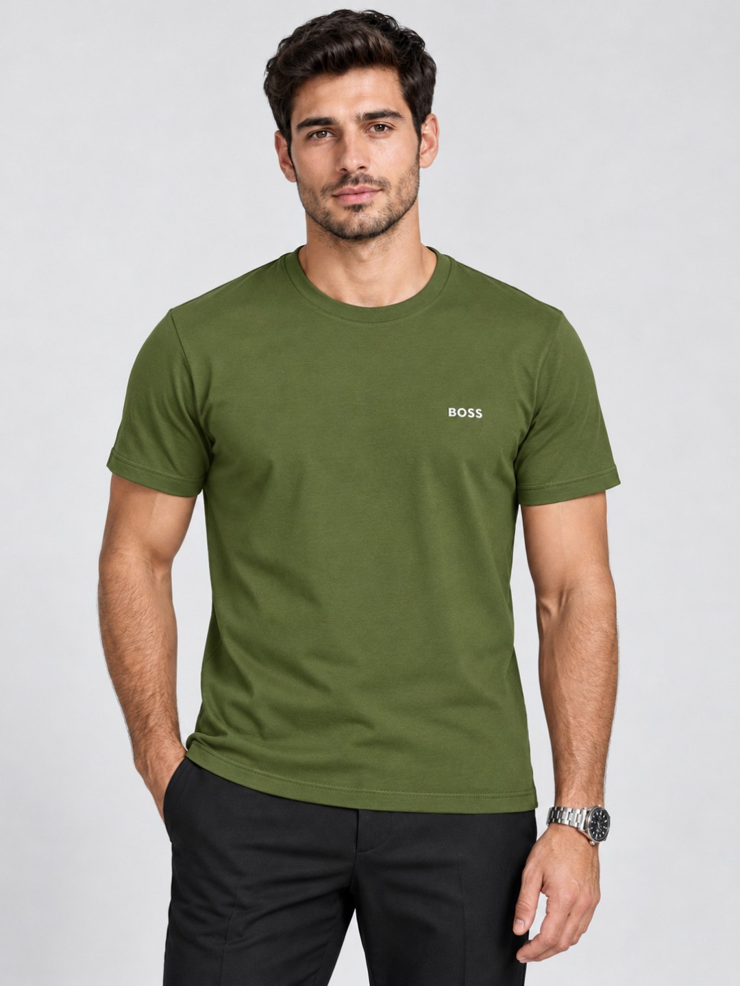 Camiseta Peruana Boss Slim Bordada — foto 5