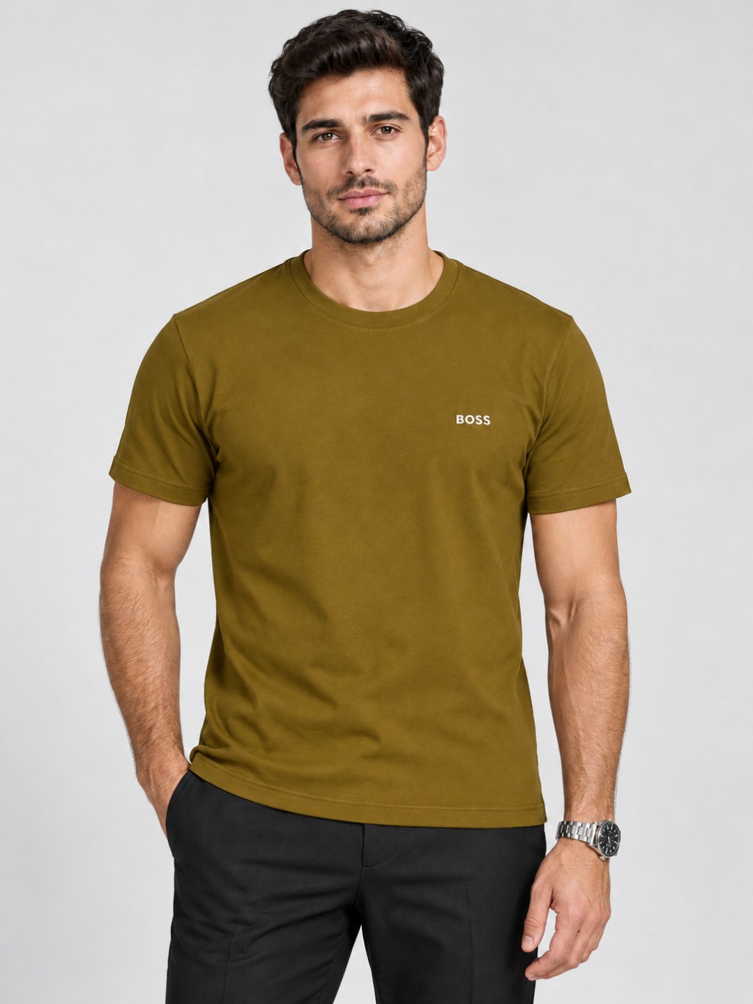 Camiseta Peruana Boss Slim Bordada — foto 6