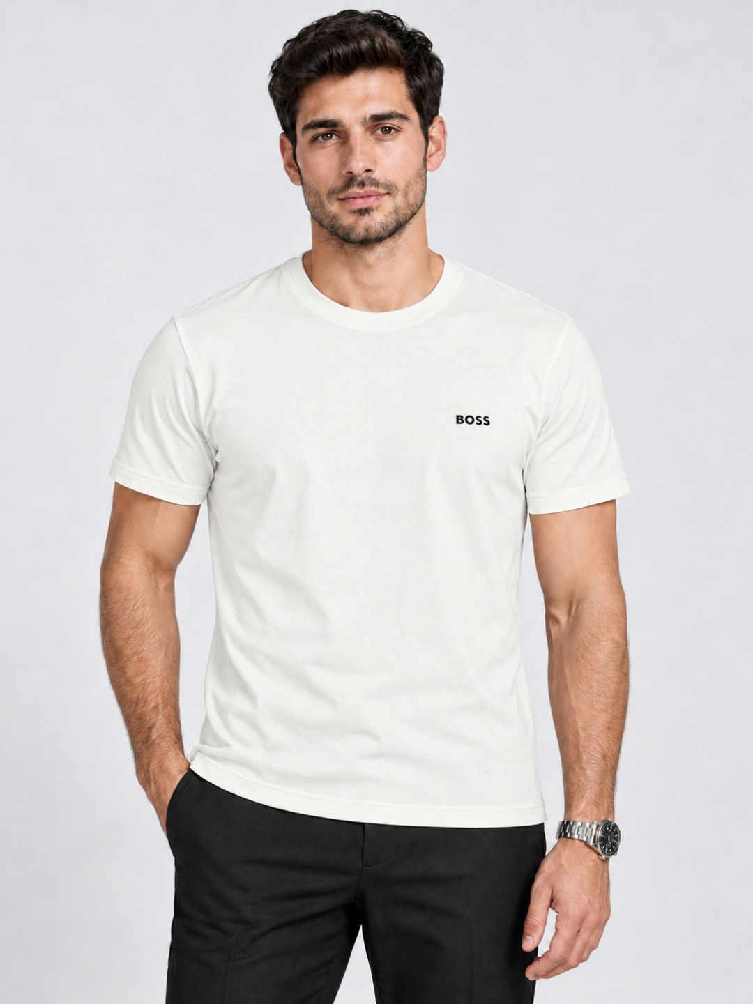 Camiseta Peruana Boss Slim Bordada — foto 7