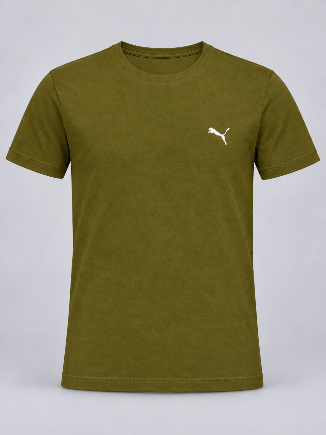 Camiseta Puma Essential- Caqui Escuro