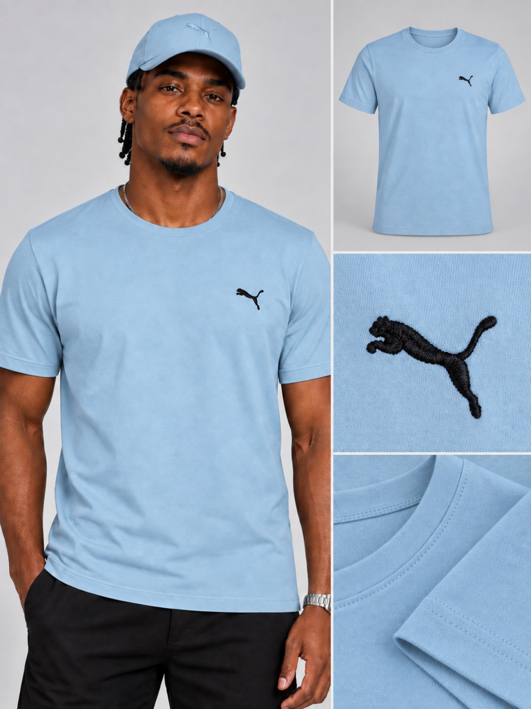 Camiseta Puma Essential- Caribe  — foto 3