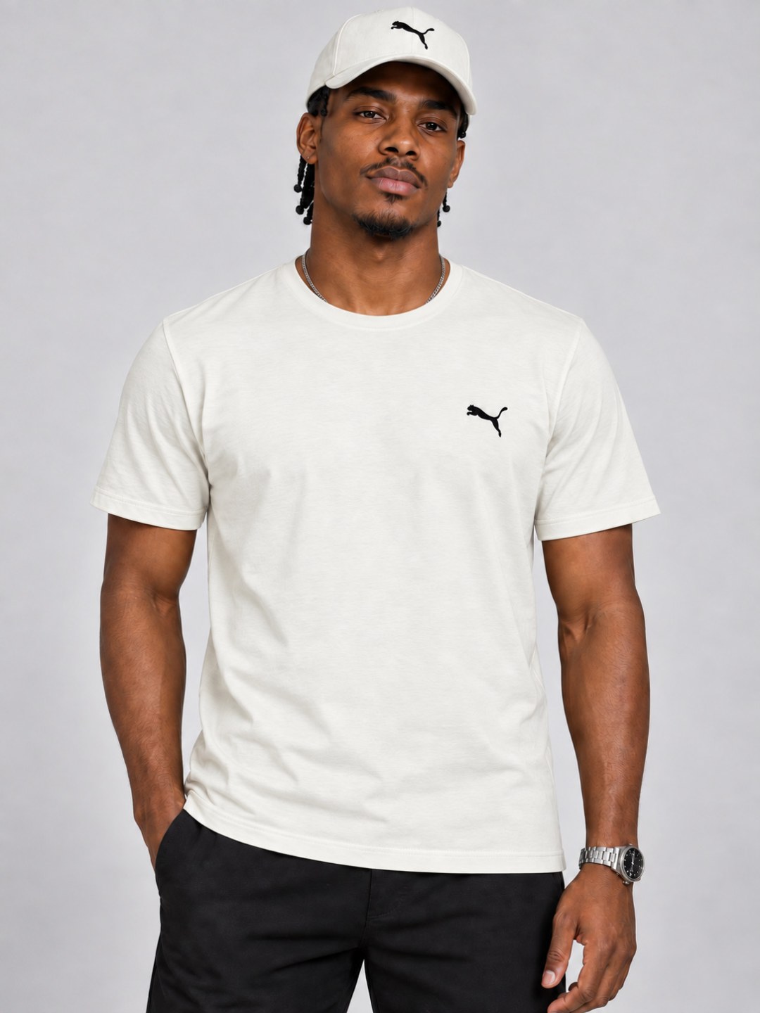 Camiseta Puma Essential- Off — foto 2