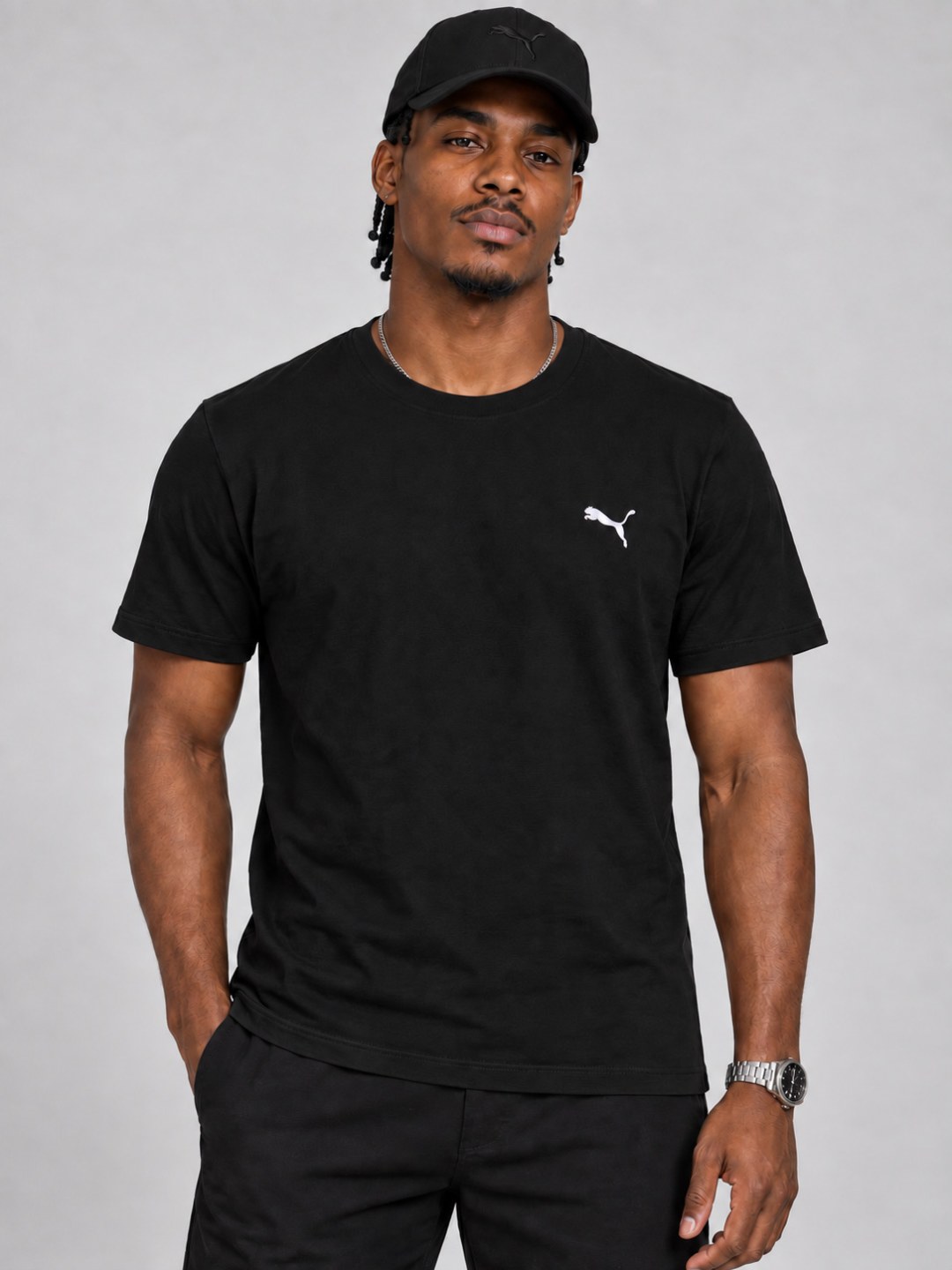 Camiseta Puma Essential- Preta  — foto 2