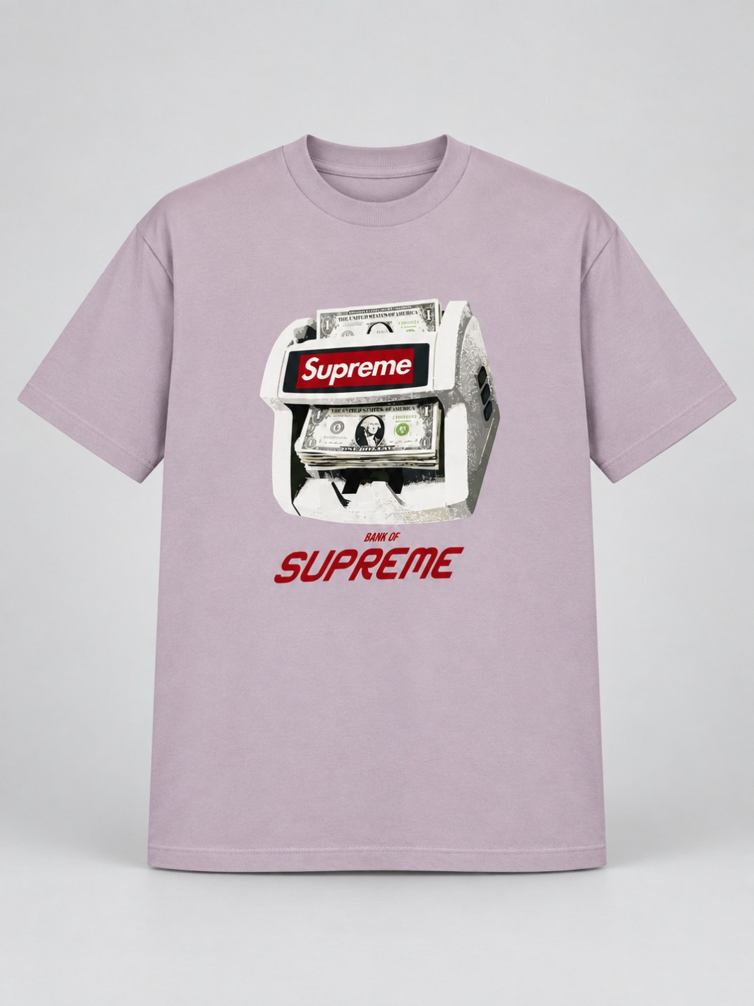 Camiseta Supreme Bank- Lilás 