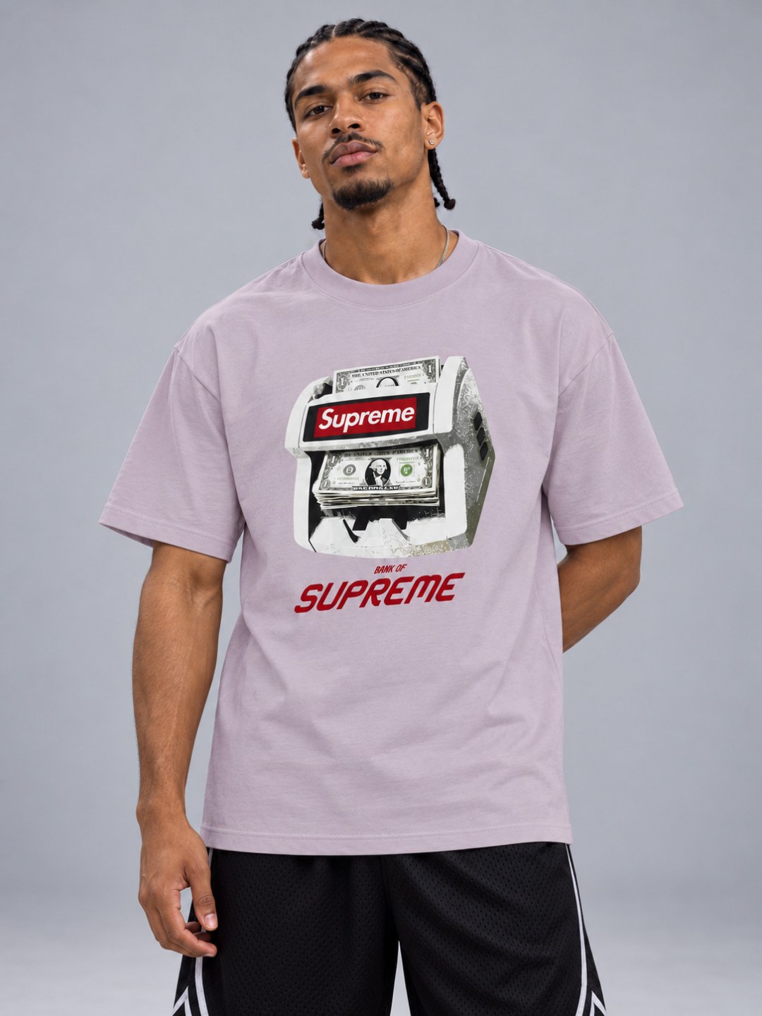 Camiseta Supreme Bank- Lilás  — foto 2