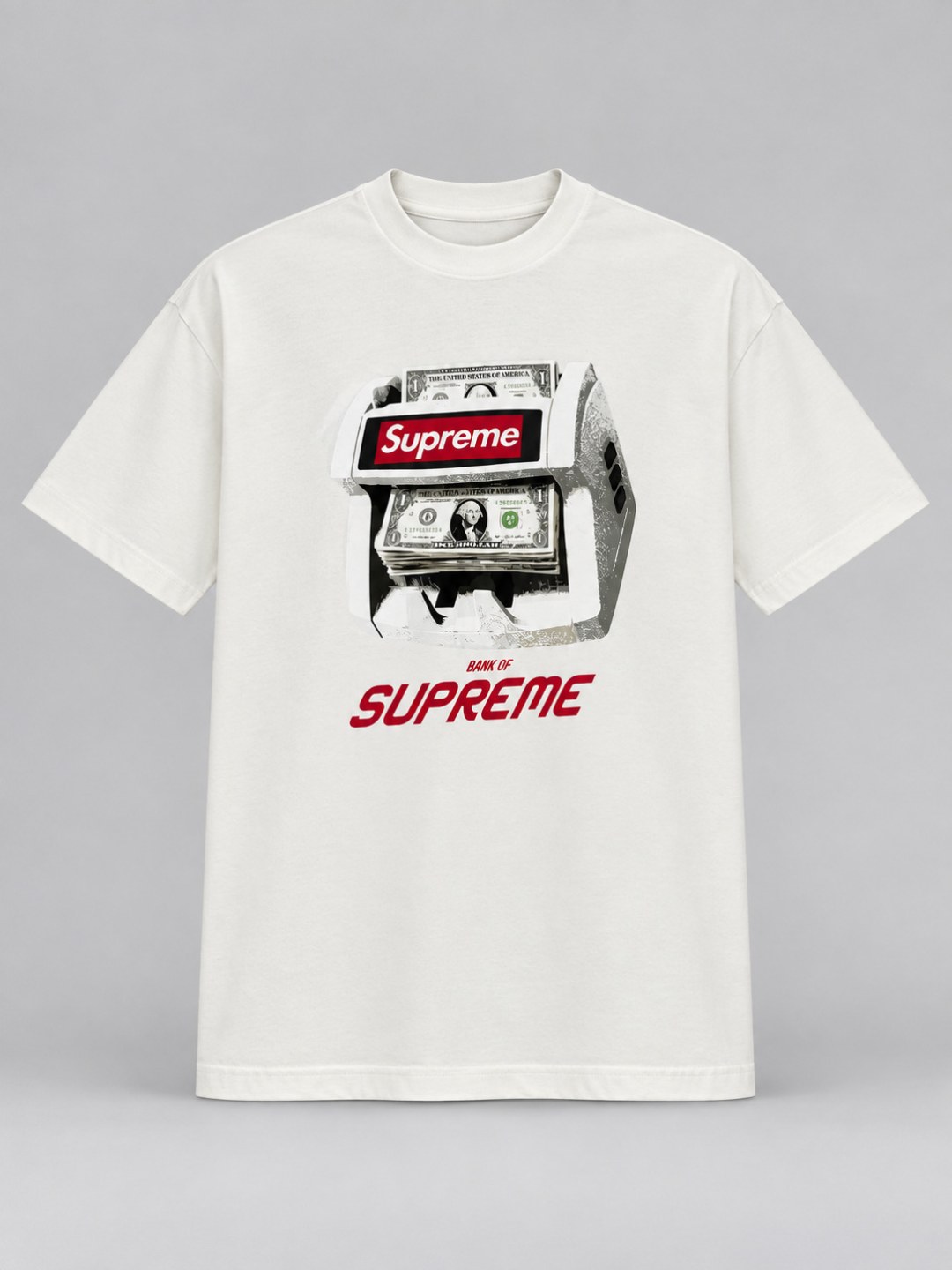 Camiseta Supreme Bank- Off 