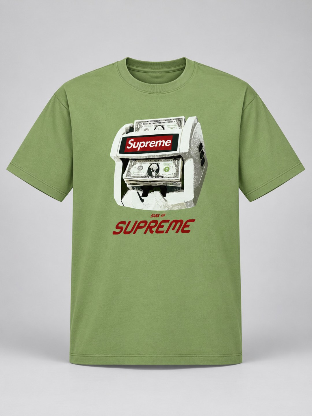 Camiseta Supreme Bank- Verde